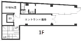IT芝公園ビルの基準階図面
