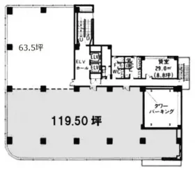 タニビルの基準階図面