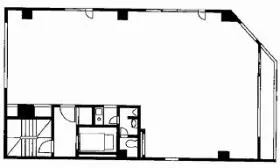 二見屋ビルの基準階図面