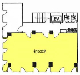 PIGEON松濤高田ビルの基準階図面