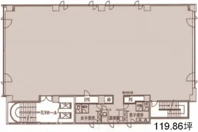 さくら亀戸ビルの基準階図面