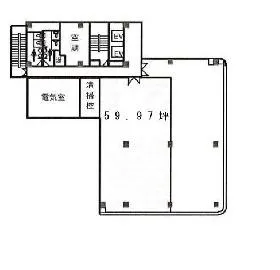 いちご南大塚ビルの基準階図面