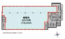 第一びる本館の基準階図面