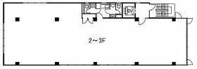 タムラ第一ビルの基準階図面
