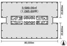 NBF豊洲キャナルフロントの基準階図面