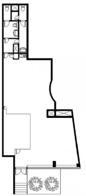 ラミアール門前仲町ビルの基準階図面