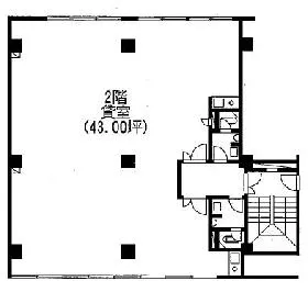 越後屋ビルの基準階図面