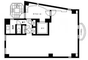半蔵門KDビルの基準階図面