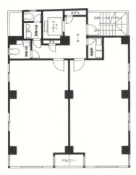 藤森ビルの基準階図面