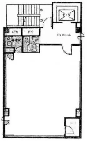 宗保第1ビルの基準階図面