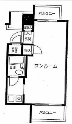 朝日三番町プラザの基準階図面