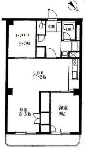 番町MKビルの基準階図面