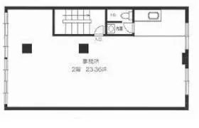 佐藤ビルの基準階図面
