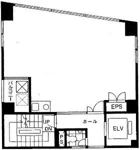 文祥九段ビルの基準階図面