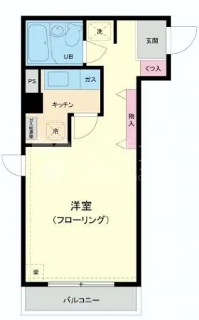 ハイツ九段坂ビルの基準階図面