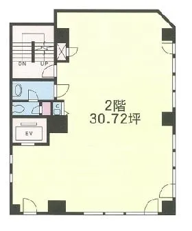 九段みなみビルの基準階図面