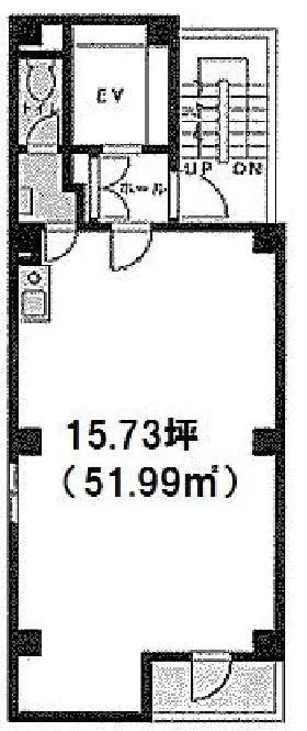 アソルティ市ヶ谷ビルの基準階図面