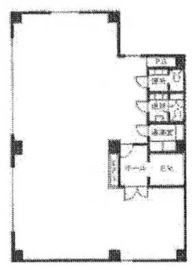 第2曽我ビルの基準階図面