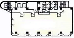 明産新川シティビルの基準階図面
