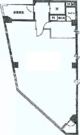 大橋ビルの基準階図面