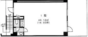B・Rロジェビルの基準階図面