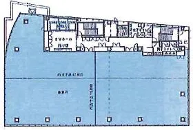 NX新宿ビルの基準階図面