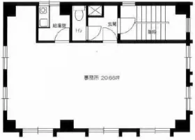 天津ビルの基準階図面