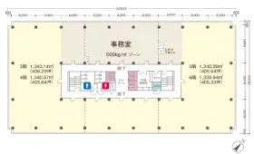 新百合ヶ丘シティビルディングの基準階図面