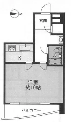 山京半蔵門パレスの基準階図面
