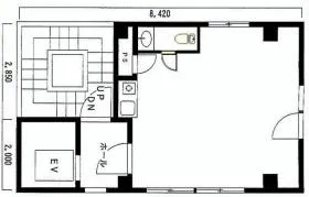 神保町サンズビルの基準階図面