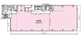 住友商事神保町ビルの基準階図面