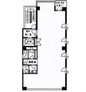 友輪ビルの基準階図面