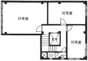 宝栄ビルの基準階図面