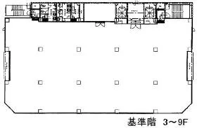 吾妻ビルの基準階図面