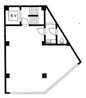 九段MSC(旧:飯田橋駅M)ビルの基準階図面