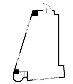 葛西ビルの基準階図面