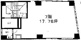 千代田ビルの基準階図面
