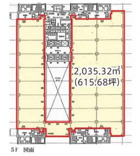リバーサイド隅田の基準階図面
