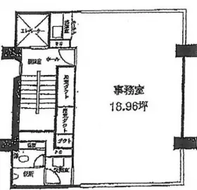越智産業第2ビルの基準階図面
