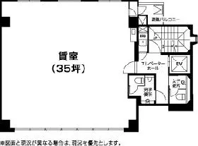 楠本第3ビルの基準階図面