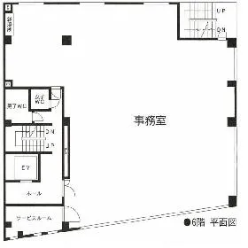 カントー第二別館の基準階図面