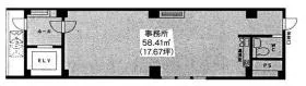 小林ビルの基準階図面