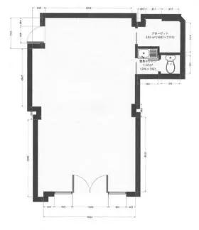 秋葉原五番館ビルの基準階図面
