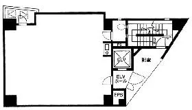 青木ビルの基準階図面