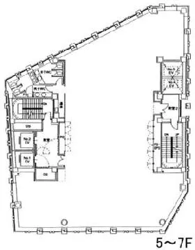 THE ITOYAMA TOWERの基準階図面