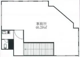 野沢ビルの基準階図面
