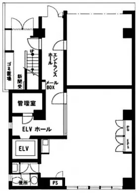 第一スレートビルの基準階図面