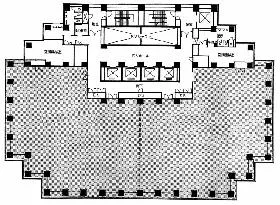 J.CITY TOWERの基準階図面