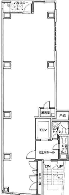 アークビルの基準階図面