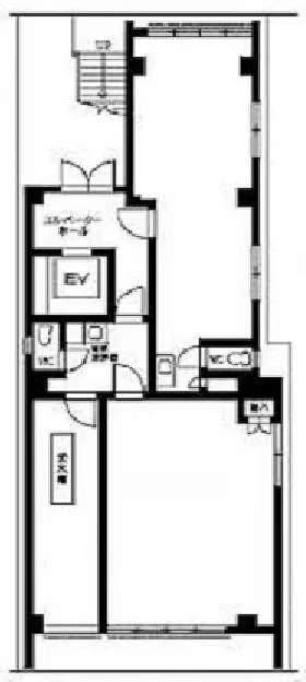 鈴惣ビルの基準階図面